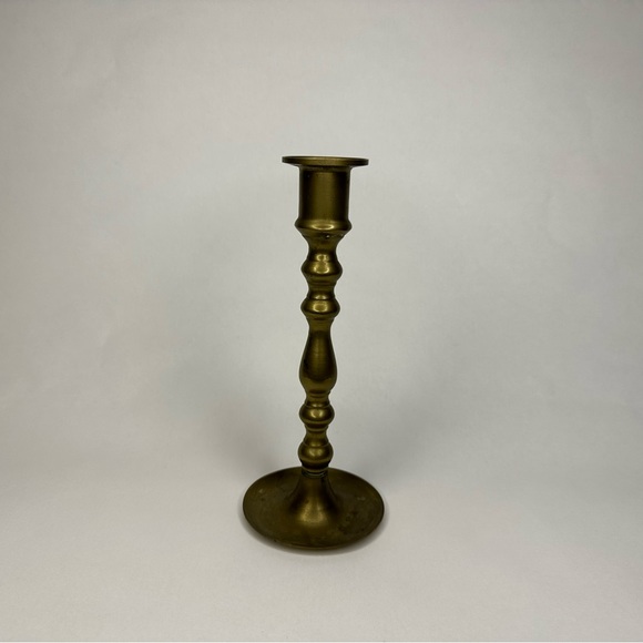Vintage Brass Candlestick - Picture 3 of 5